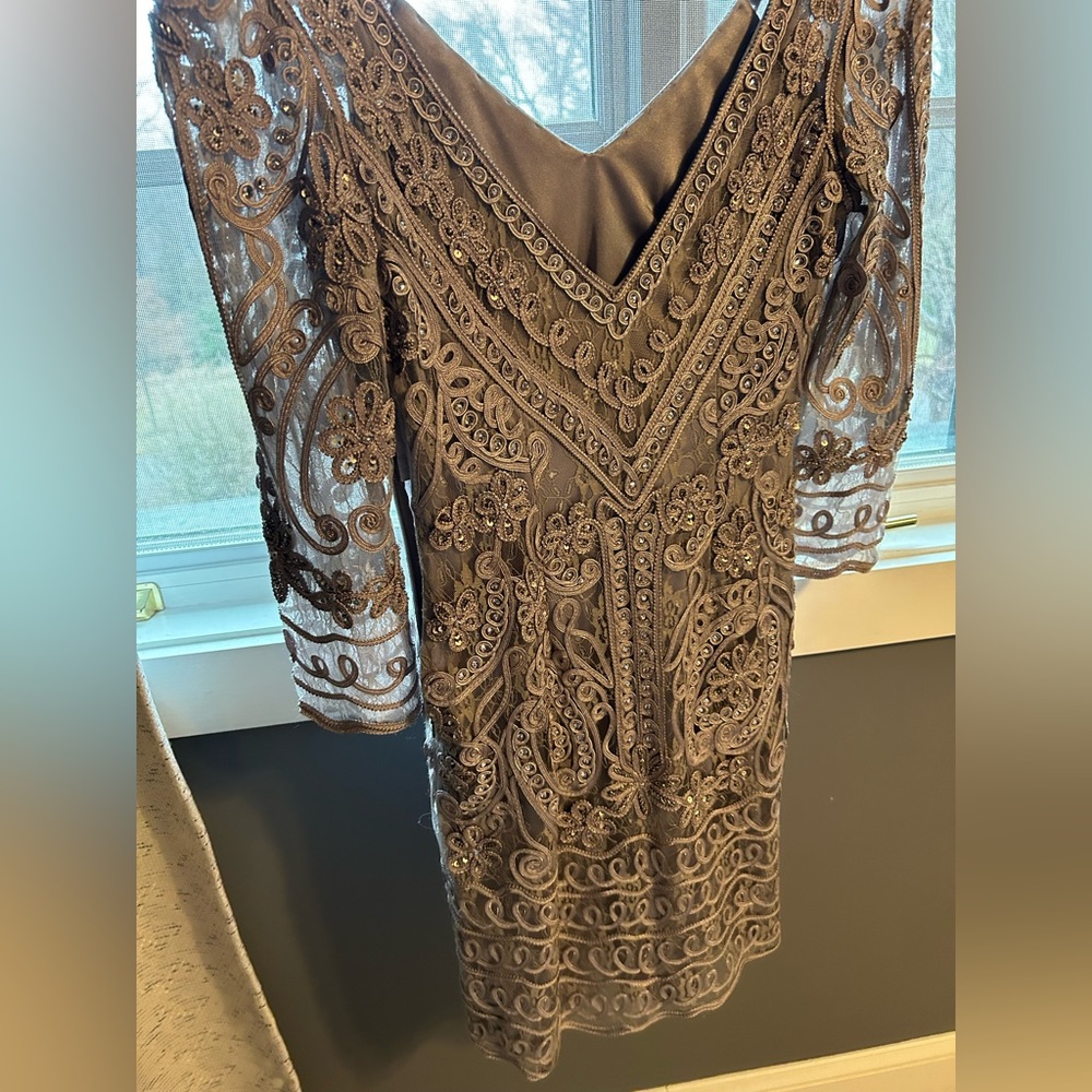 Sue Wong Grey Dress